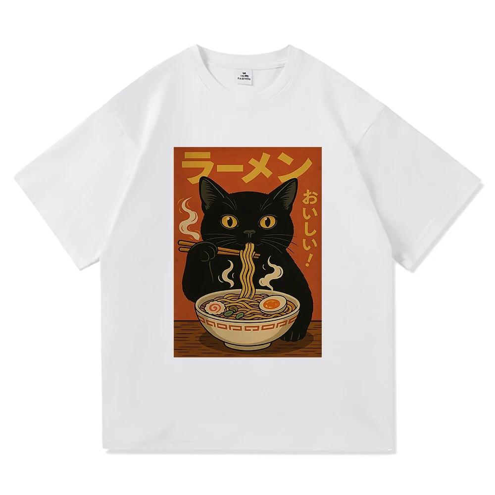 Huh Cat Meme TShirt Japanese Style Funny Cat Vintage Harajuku 100 Cotton Unisex Premium Short Sleeve Men And Women Tshirts