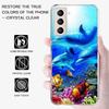 Deep sea turtle dolphin landscape Phone Case For Galaxy A14 A24 A34 A54 Samsung A02S A12 A22 A32 A42 A52 A72 A13 A33 A53 5G A03