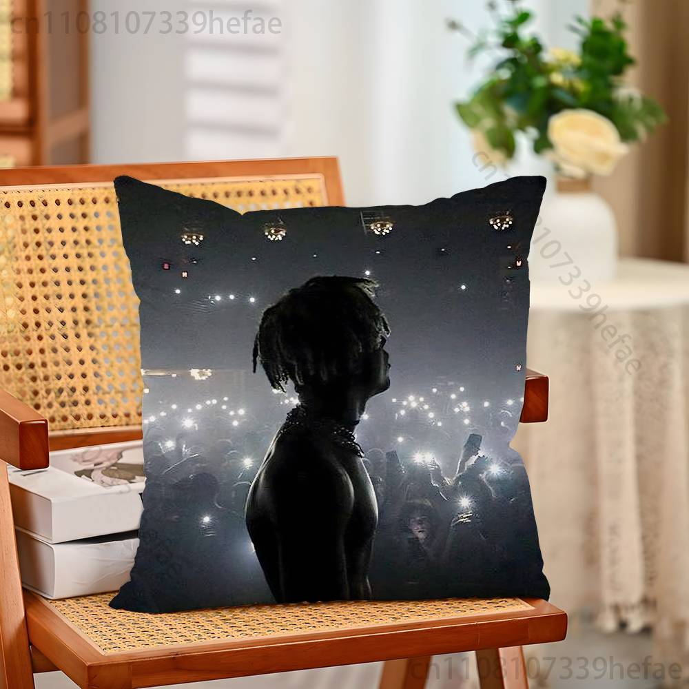 Rapper XXxxtentacion Throw Pillow Case For 45x45cm55x55cm30x30cm For Home Bedroom Decoration And Protector