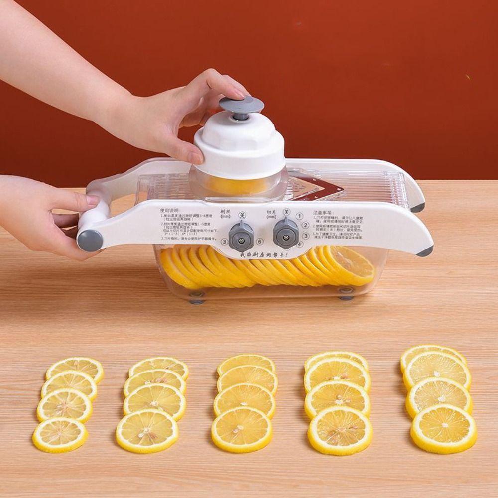 High Efficiency Lemon Grater Manual Potato Chopper Slicing Machine Lemon Slicer  Kitchen