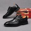 Neue Designer Herren Spitzlack Flats Schuhe Männliche Monk Strap Loafers Heimkehr Hochzeitskleid Zapatillas Hombre