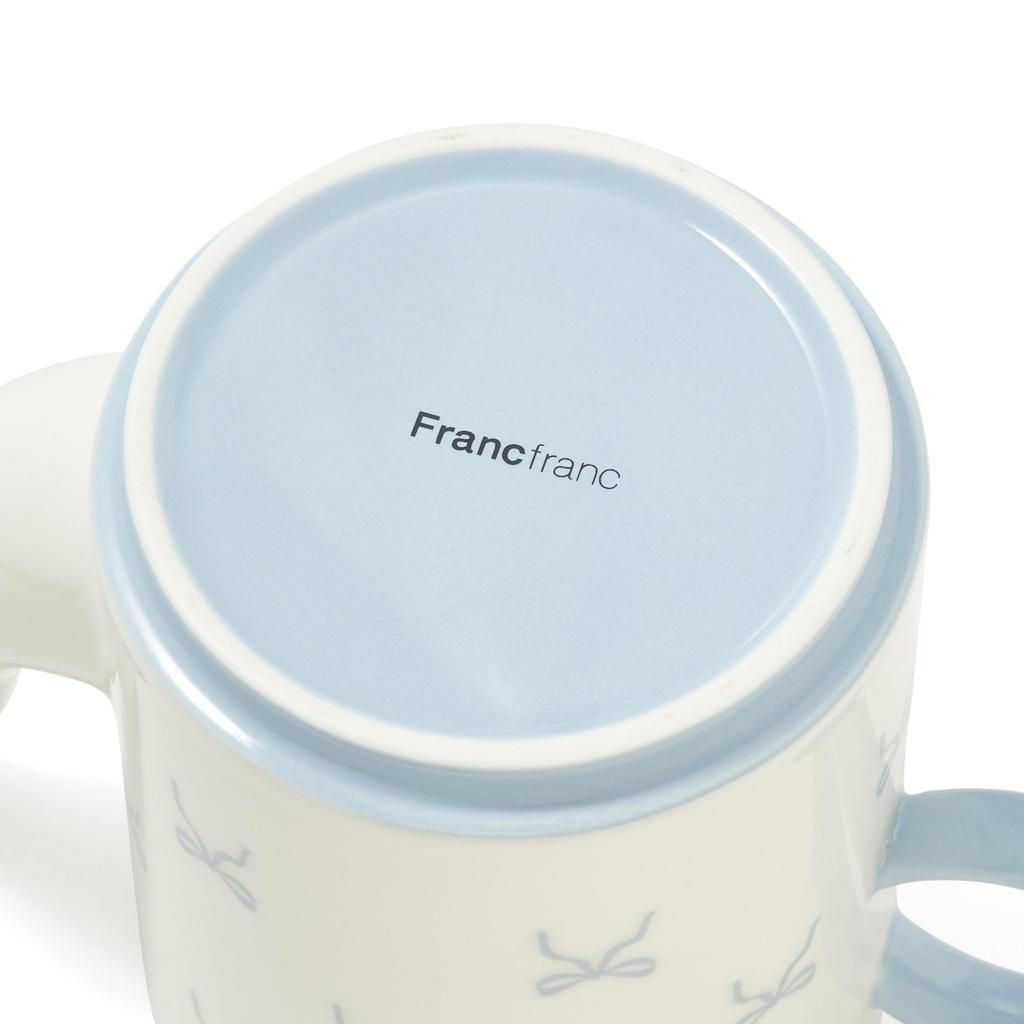 Francfranc Ribbon Teekanne Blau Geschenk für einen Neuanfang