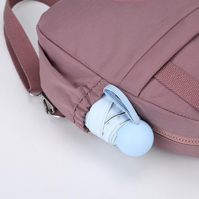 Backpack Nylon Women's Bag Multifunctional Shoulder Crossbody Bag Travel Chest Bag