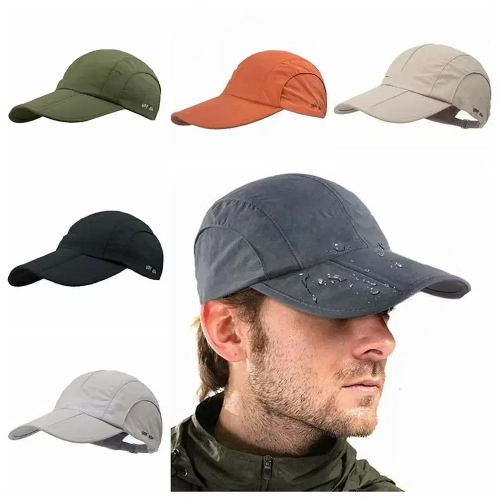 Waterproof Sun Protection Hat Folding Cycling Hiking Hat Outdoor Sport Baseball Cap  Women Men