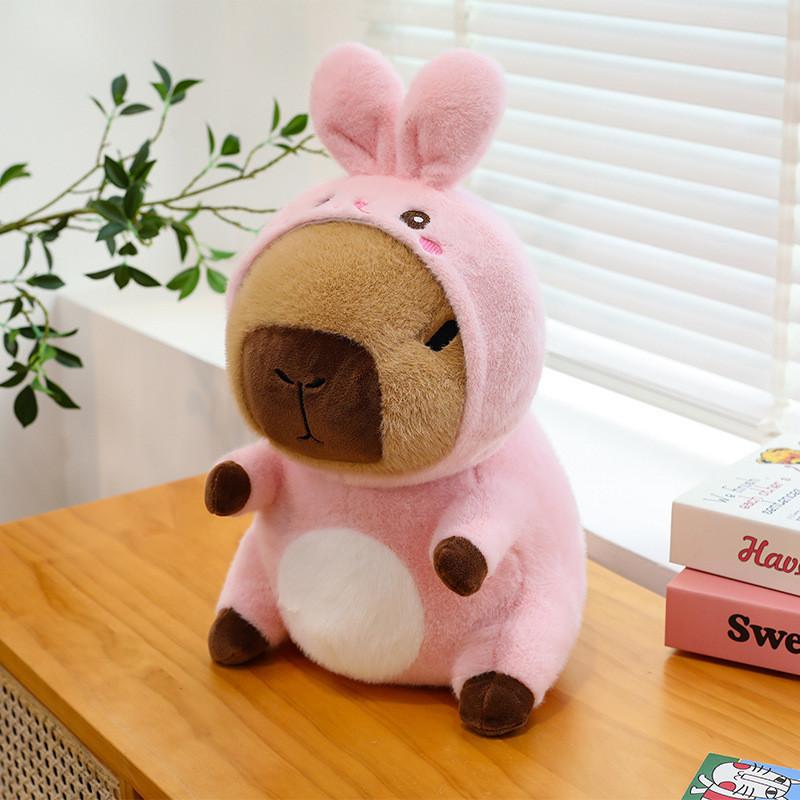 Duck Rabbit Bear Capybara Plush Toy Stuffed Animal Doll Decorations Cartoon