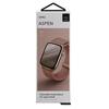 Uniq Aspen Apple Watch Strap 44/42/45 Mmseries 1/2/3/4/5/6/7/8/9/Se/Se2 Braided Pink/Grapefruit Pink