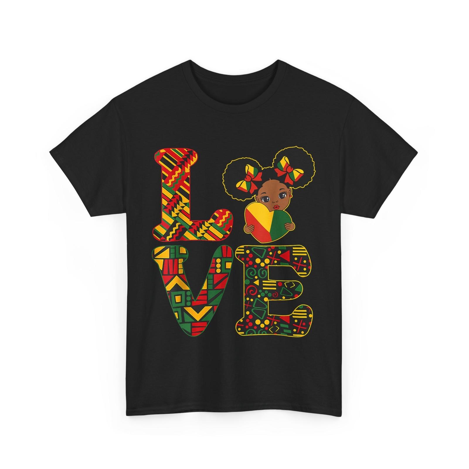 Love Black History Month Shirt, Afro-American History Strong African Girls Shirt XXXL