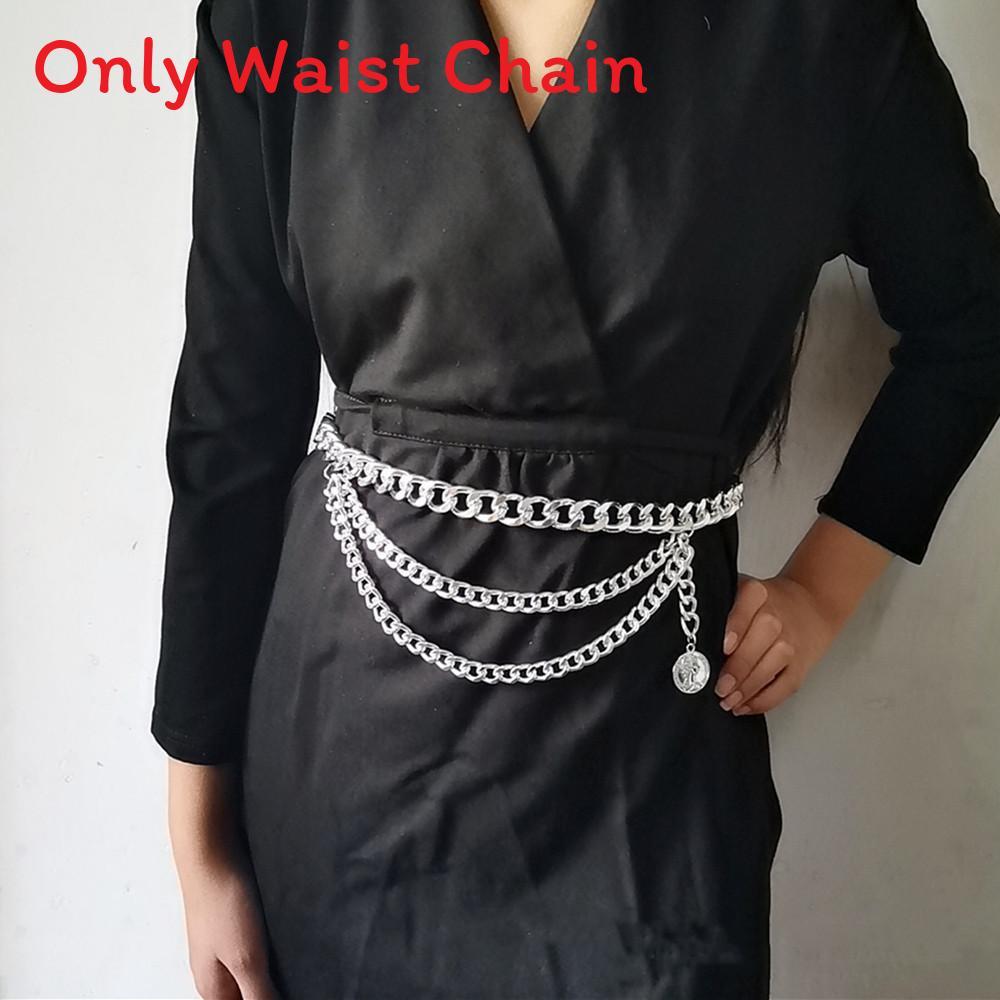 Geometric Metal Body Chain With Minimalist Design For Hip Hop Style Men Women