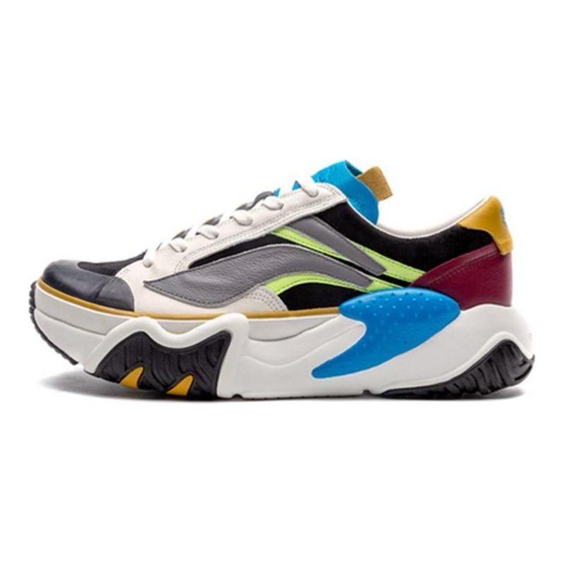 Li-Ning Weiwu Mens Low Top Casual Shoes White Black Anti Slip Support AGCP309-5 43.5