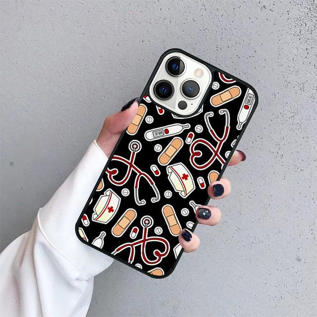 

Medicine Health Heart new Nurse Medical Phone Case Cover For iPhone 17 Air 15 16 14 13 12 Pro Max 11 Pro Max Plus iPhone 14