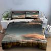 Horse Pasture Scenic Art Print 3Pc,Soft Comfortable Duvet Cover Bedding Set Included 1*Duvet Cover & 2*Pillowcases, Gift