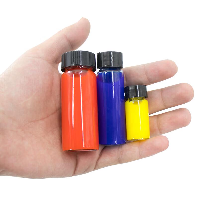 Bingyu BY-2468 Transparent Glass Screw Top Sample Bottles