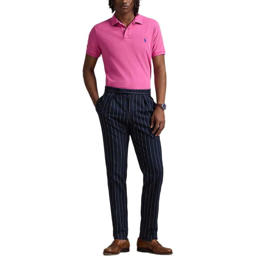 Polo Ralph Lauren Custom Slim Fit Cotton Pique Polo Shirt Men tops Rose-Pink MNPOKNI1N823387-650