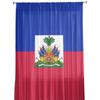 Haiti Ulusal Bayrak Günü Tül Perdeler Oturma Odası İçin Şeffaf Perdeler Yatak Odası İçin Mutfak Pencere Perdesi