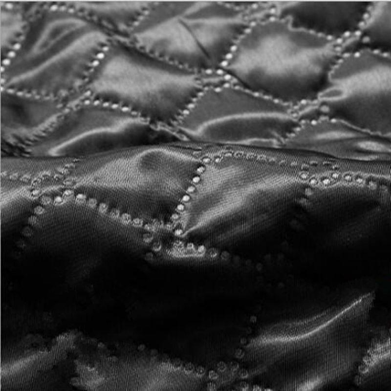 

Весенне-осенняя куртка из искусственной кожи с длинными рукавами, женская куртка с отложным воротником, большой размер, карман на молнии и заклепки, стеганая однотонная черная XS-XL XL