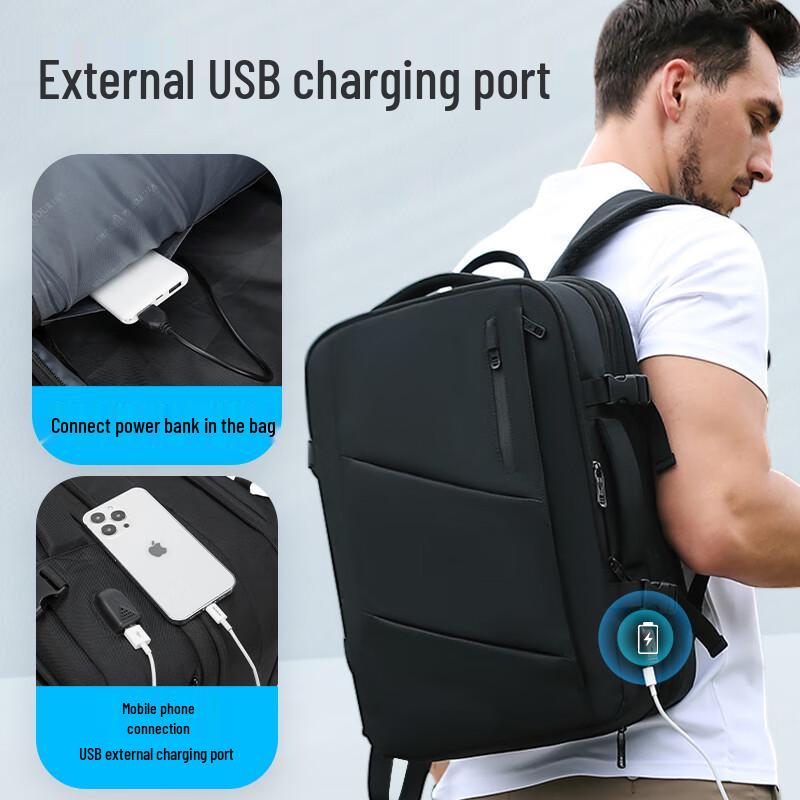 VICTORIATOURIST Erweiterbarer Business-Reise-Laptop-Rucksack