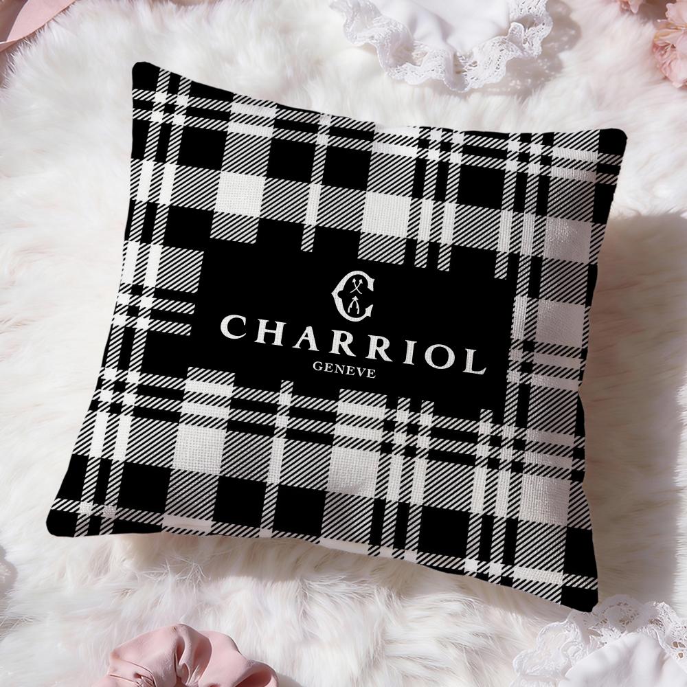 French C-Charriol Cushion Cover Premium Comfort Reversible Pillow Cove -Two in One Design for Any Room & Car Interior
