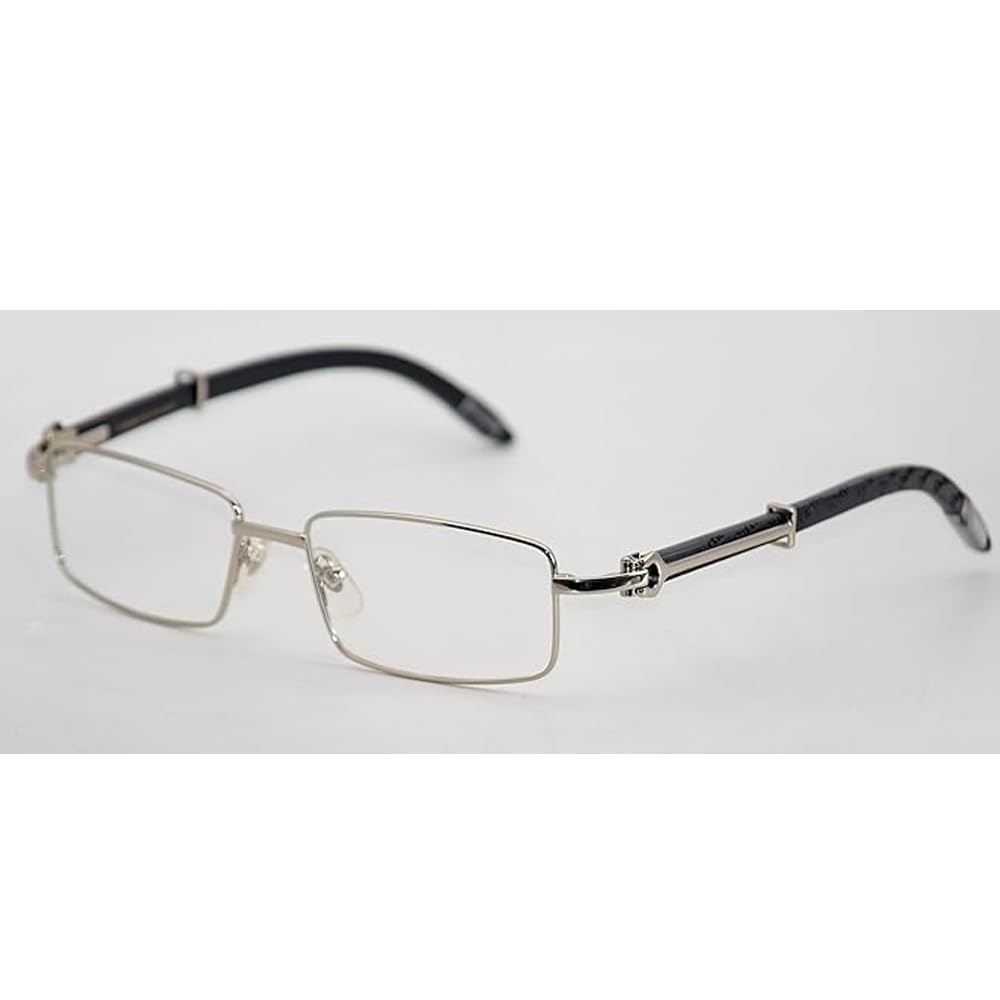 RSINC Vollrand HOLZ Rahmen Brille Silber Schwarz | Warenkorb 2 51399853 55-18-140 mm HOLZ | A2 51399853 55-18-140