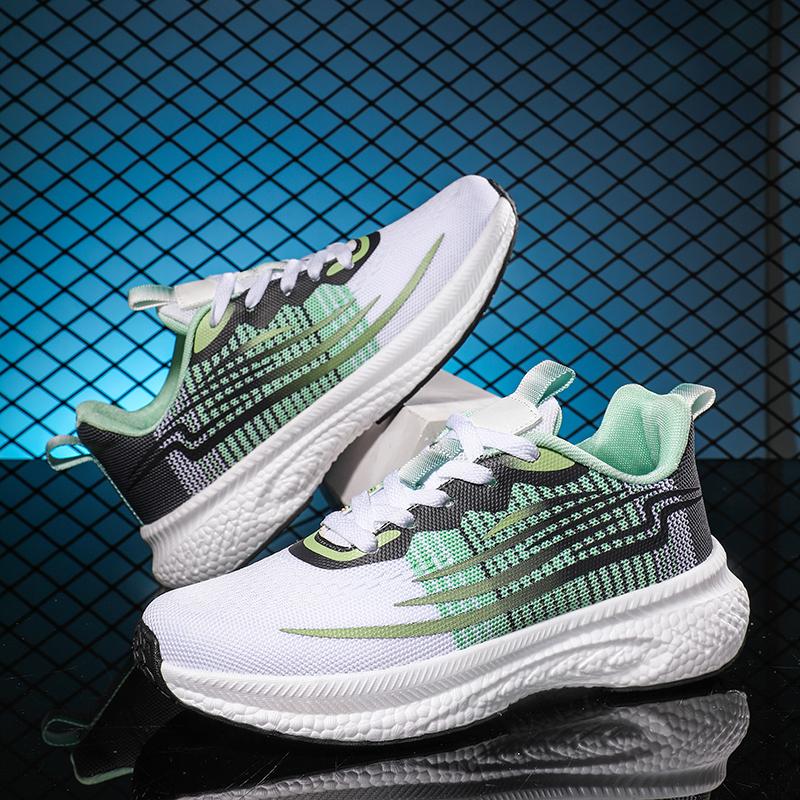 

Мода PARZIVAL Модные мужские кроссовки из сетки Повседневная обувь на шнуровке Дышащие легкие кроссовки для бега Мужская обувь Летняя теннисная обувь 45 зелёный