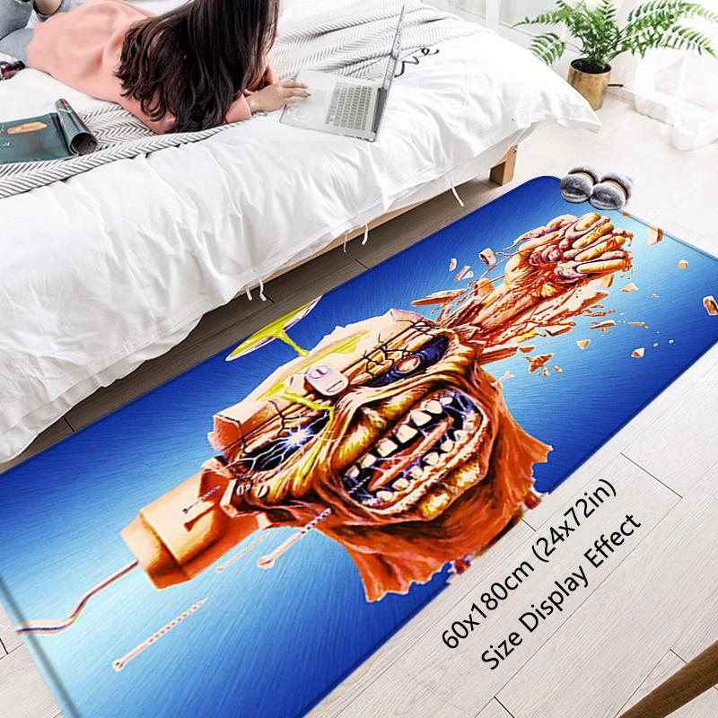 Corridor Doormat Heavy Rocks Metals Band Rugs Interior Foot Carpets Entrance Floor Mats Non-slip Yoga Rug Home Decor Prayer Mat