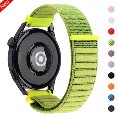 20mm 22mm Wavy Nylon Loop Strap For Garmin Vivoactive 4 5 6 Venu 3 2 Sq Band Forerunner 255 265 570 645 55 Replacement Watchband