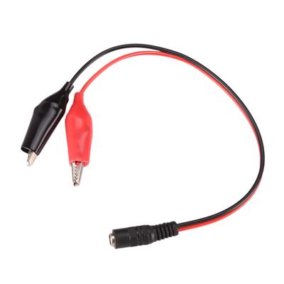 Predaj DC 5,5 mm x 2,1 mm DC konektor samica/samec na 2 krokosvorky Napájací kábel A