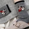 Versatile Medium Tube Socks Love Wool Socks Boneless Warm Cute Japanese And Korean Puppy Female Cartoon Thickened Confinement Socks