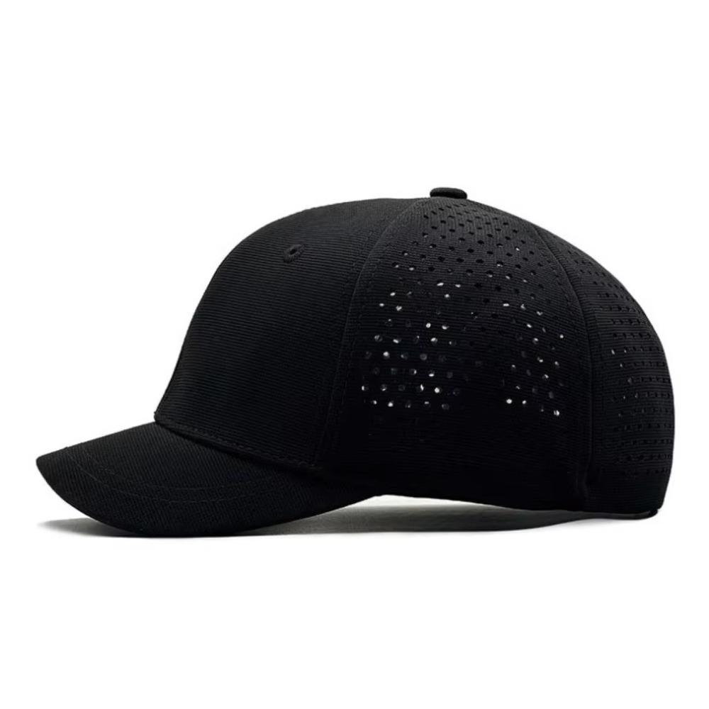 Breathable 5cm Short Brim Baseball Caps Adjustable Elasticity Sun Visor Cap  Unisex