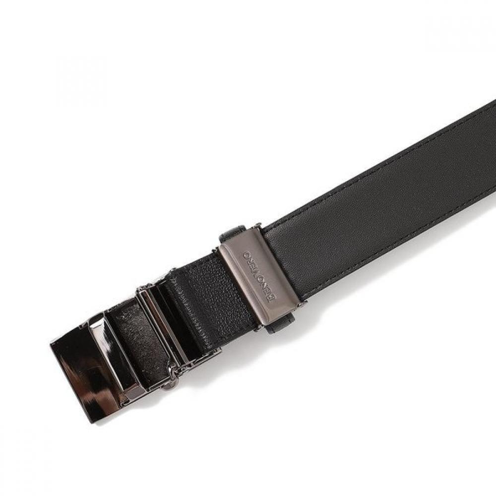 Benovero Men S Derby emboSSed Monogram Buckle Automatic Belt Bmf1acb1231k1