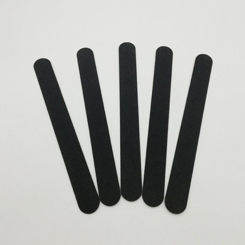 

10pcs Professional Double-sided 100/180 Grit Nail File, Black Nail Care Tool and Home Nail