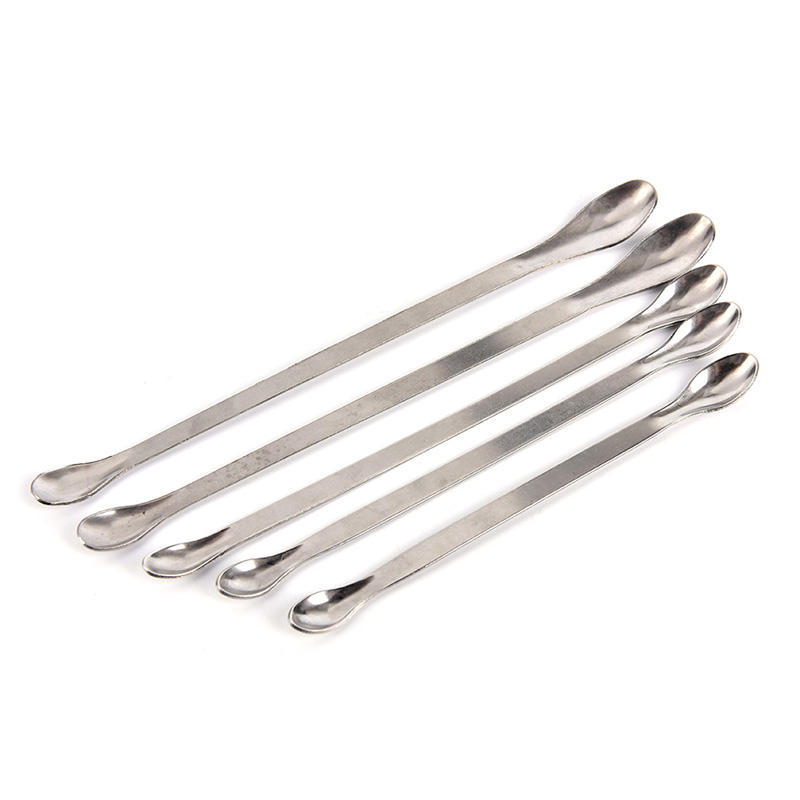 Double-Head Stainless Steel Lab Spoon Scraper Dental Instruments Medical Spoon