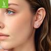 Exquisite Star Small Stud Earrings Women'S Classic Versatile S925 Sterling Silver Star Stud Earrings