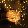 Floral Art Led String Fairy Lights Waterproof Indoor And Outdoor Decorative Lamp Led Light Alloy Wire Party Holiday Decor