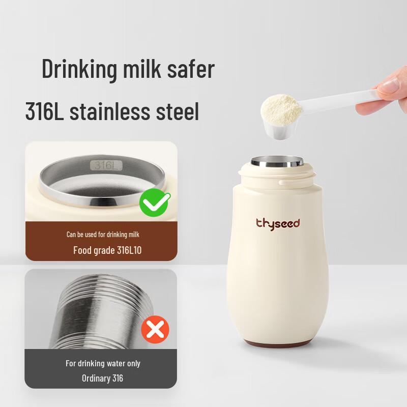 Izolovaný dětský hrneček Shixi 316L z nerezové oceli se slámkou