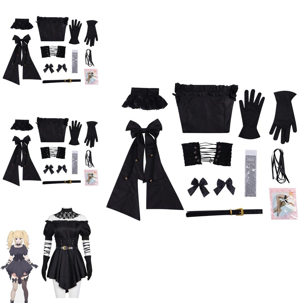 Grok Virtual Girl Halloween Cosplay Costume With Short Skirt For Anime Game Fans