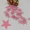 100PCS 3CM night light sticker, luminous wall sticker, fluorescent sticker, pink three night light star sticker