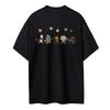 New Print New Unisexs and Unisexs Medium and Large Childrens Shortsleeved Tshirts Pure Cotton Roundneck Loose Tops