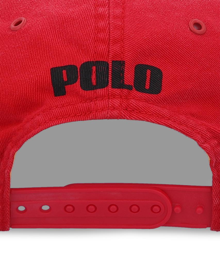 POLO RALPH LAUREN Racing Patch Twill Ball Cap - Red