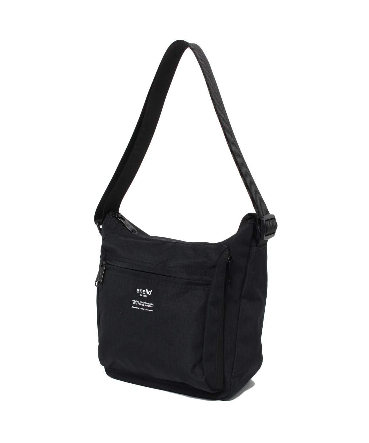 

Vertical Shoulder Bag TRACK Black [Anello] AT-H1812