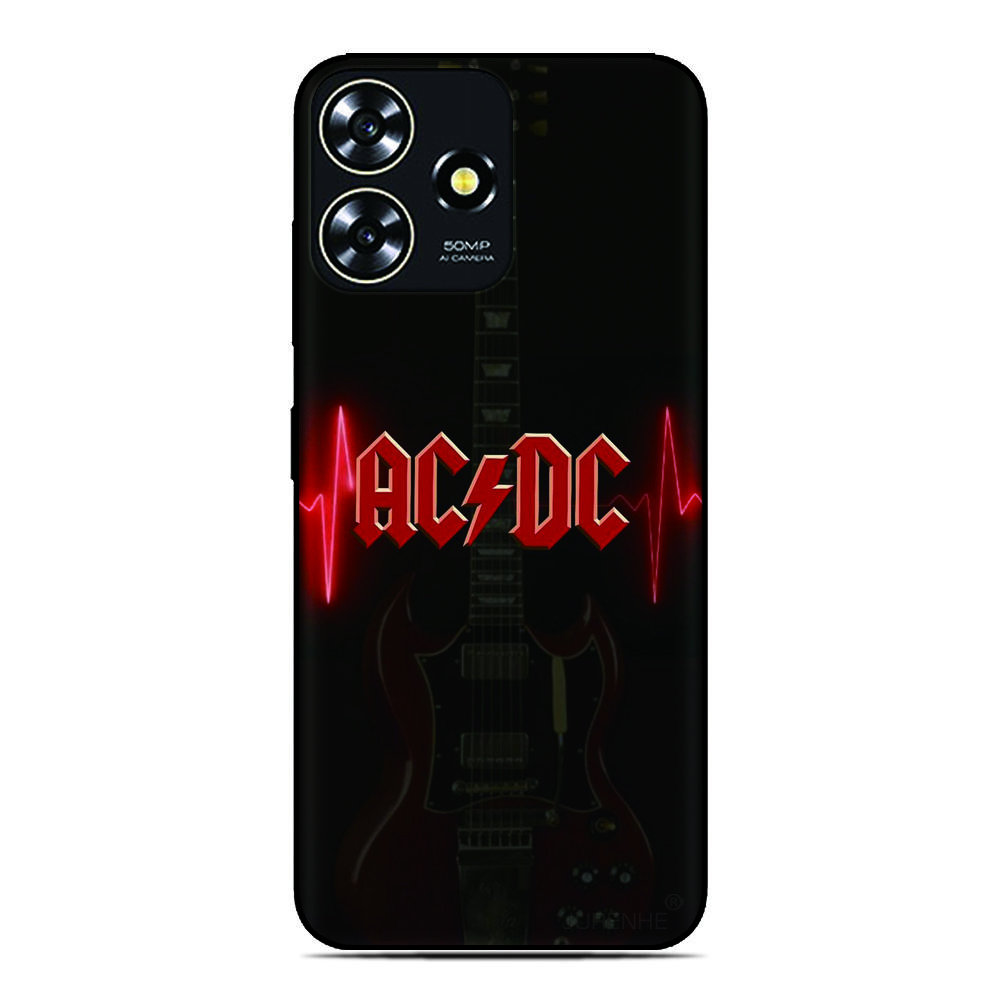 Music AC-DC Phone Case For ZTE Blade V80 V60 V50 Design 4G V30 V40 Vita Axon 60 50 40 Lite 30 Pro 11 V41 Smart A3 A5 Cover