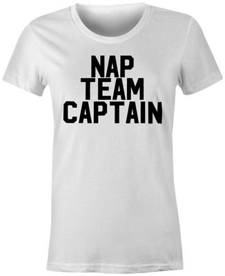 Nap Team Captain Funny Joke Quote Fashion Style T-Shirt Tee Top