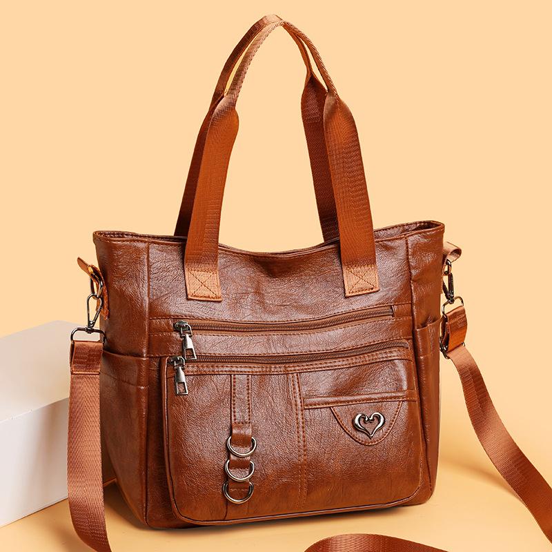 Large-capacity Hand-held Tote Bag - Women's Bag, Casual and Versatile, Single-shoulder Crossbody Bag