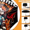 Custom Name Personalized Bride of Chucky Print Umbrella, Auto Open Close, 8‑Rib Sturdy Frame, Commute Camping Hiking Use, Birthday Gift