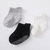 Floor Socks Solid Color Socks Non Slip Knitted Baby Socks Breathable Socks for Stable Step & Reduced Falling Risks