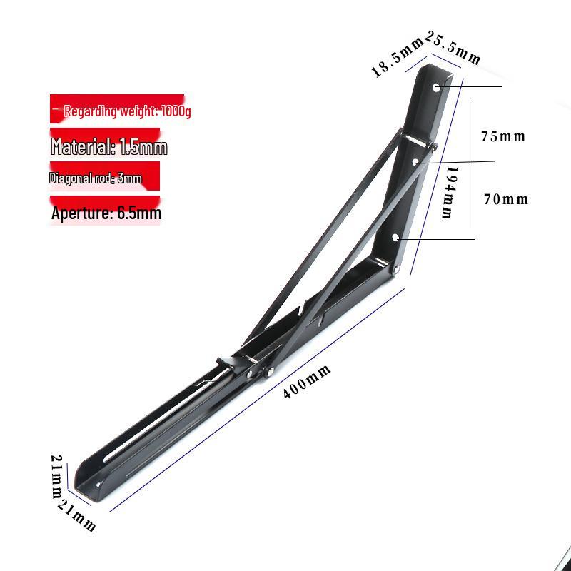 304 Stainless Steel Folding Triangle Shelf Bracket