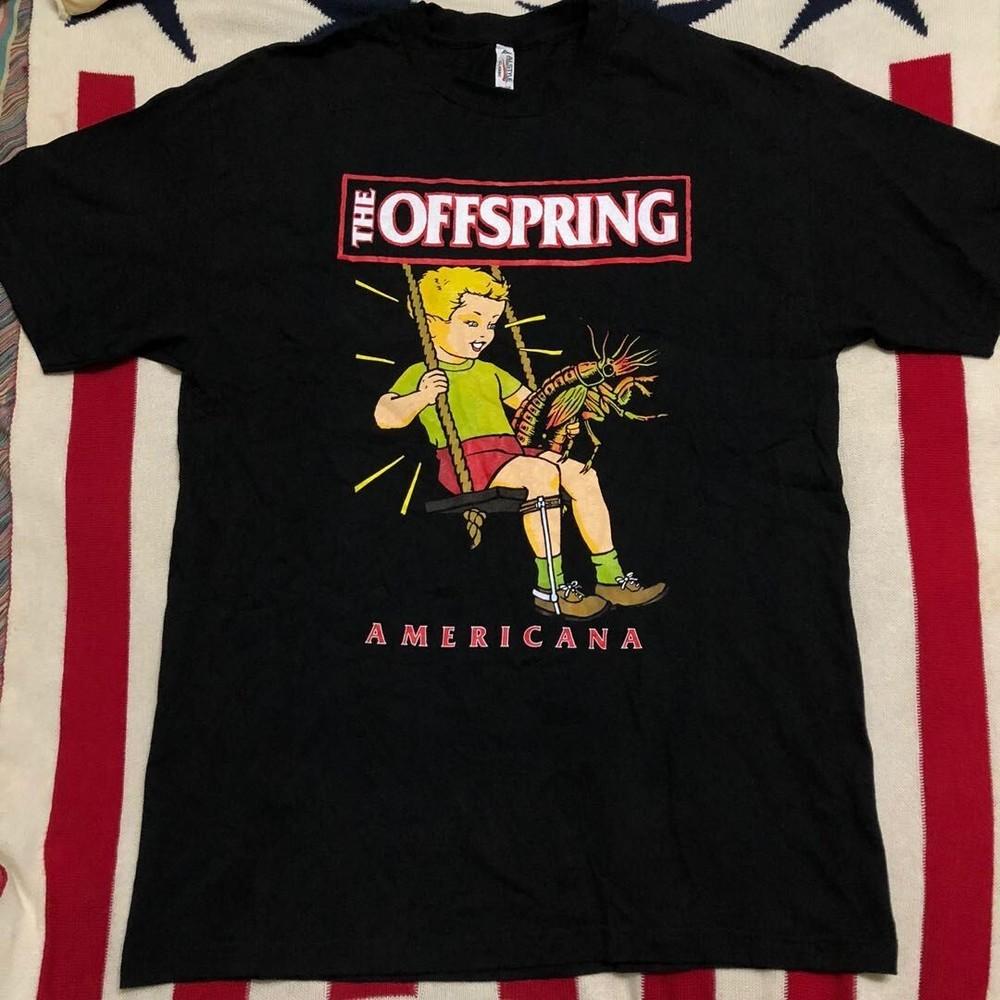 The Offspring Band Americana Cotton Black Shirt Unisex Concert S to 5XL CR288 Unisex T-Shirt XXXL