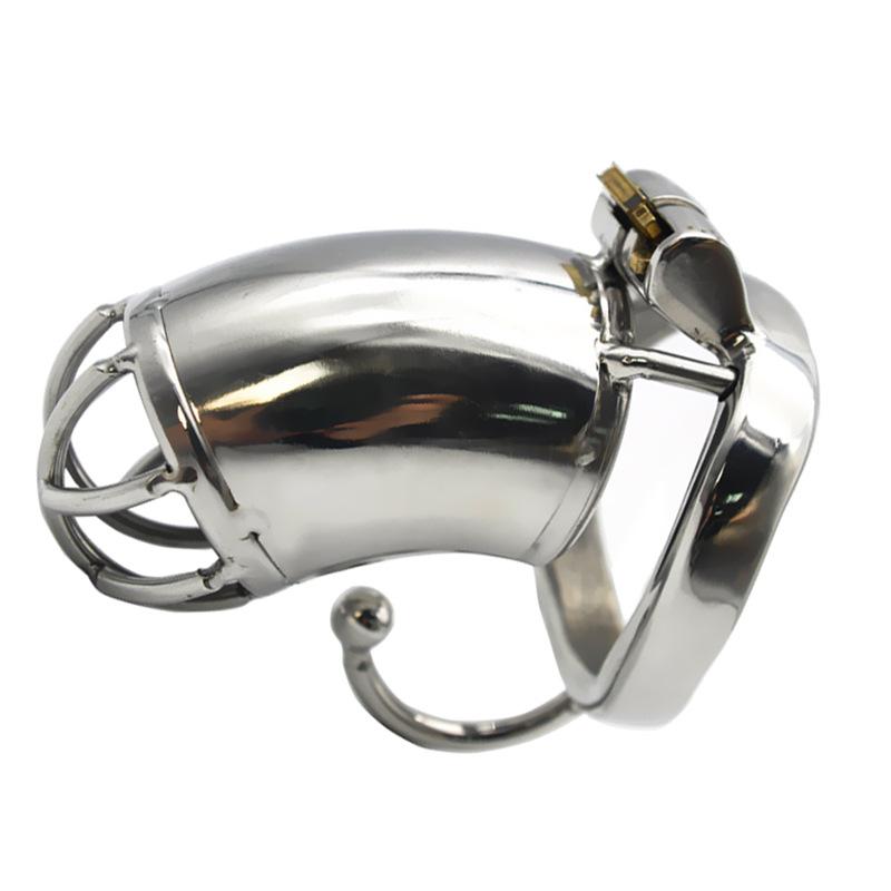 Stainless Steel Men's Chastity Device Chastity Lock Bird Cage Sex Tools Slave Lower Body Training Adult Toys Sex Toys
