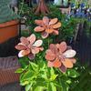 Decorative Iron Flower Garden Markers For Plant Identification And Landscape Design Lawn Backyard Ornaments