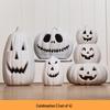 Luminous White Pumpkin Lantern: Large Halloween Decoration for Shopping Malls & Theme Events