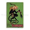 The Krampus Beware The Ill Behaved Print Krampus Greetings Metal Plaque Printing Decoration Garage Wall Mural Tin Sign Poster